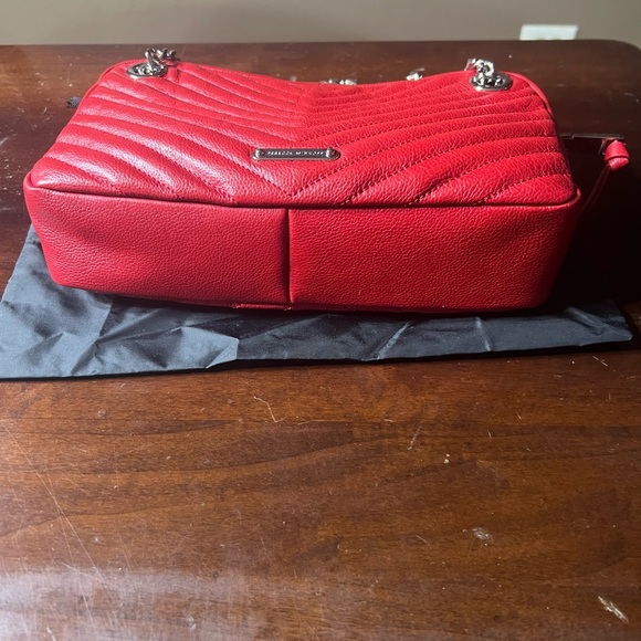 Rebecca Minkoff Edie shoulder bag color Chili NEW - Picture 8 of 9